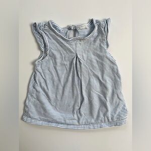 H&M Striped Blue and White Kids Top